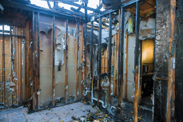 Professional Fire Damage Assessment technician working in Cheney, KS